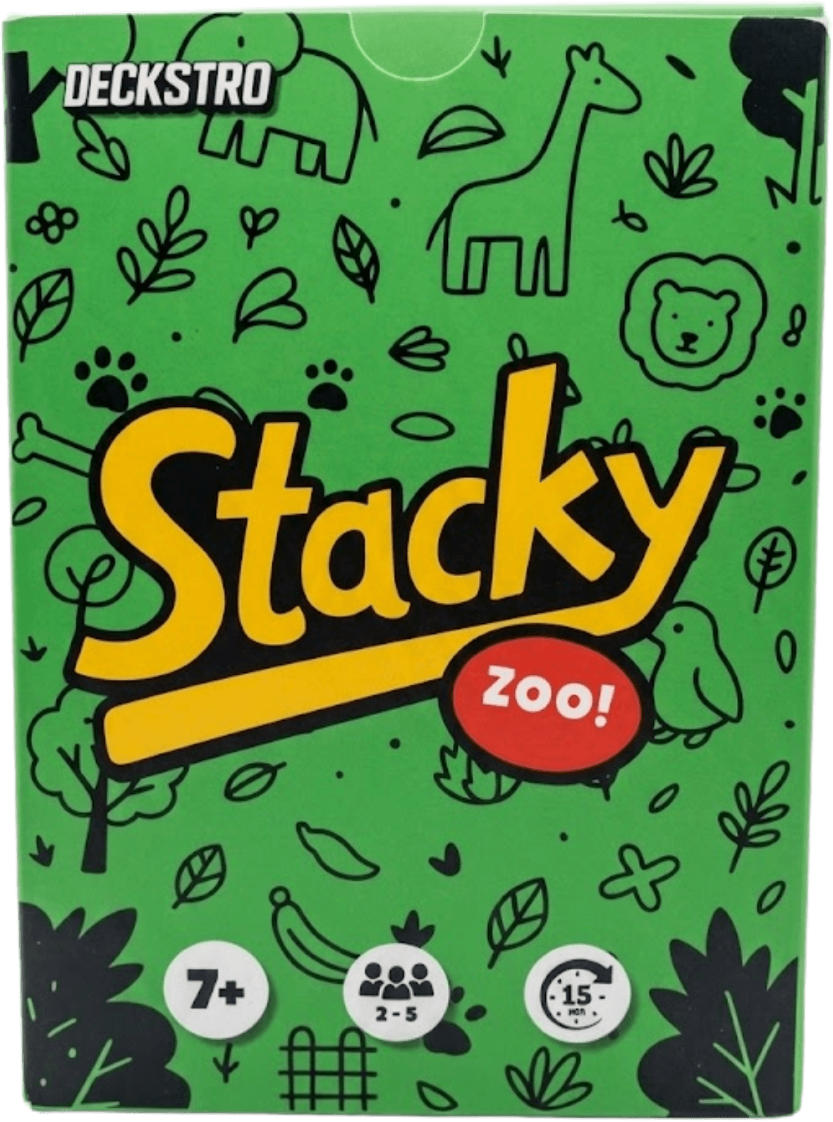 Stacky Zoo card game box